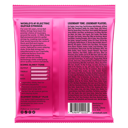 Ernie Ball 09-42 Super Slinky Electric Guitar String Set | Pack of 3 | P03223