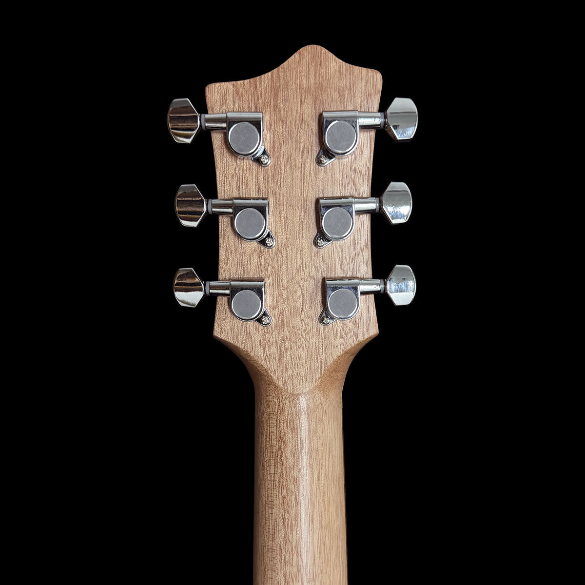 Pratley DVR Single Cutaway Solid Qld Blue Fig Body Electric Humbucker Guitar in Natural Black [PRDVR-22-BK]