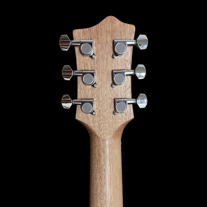 Pratley DVR Single Cutaway Solid Qld Blue Fig Body Electric Humbucker Guitar in Natural Red [PRDVR-22-R]