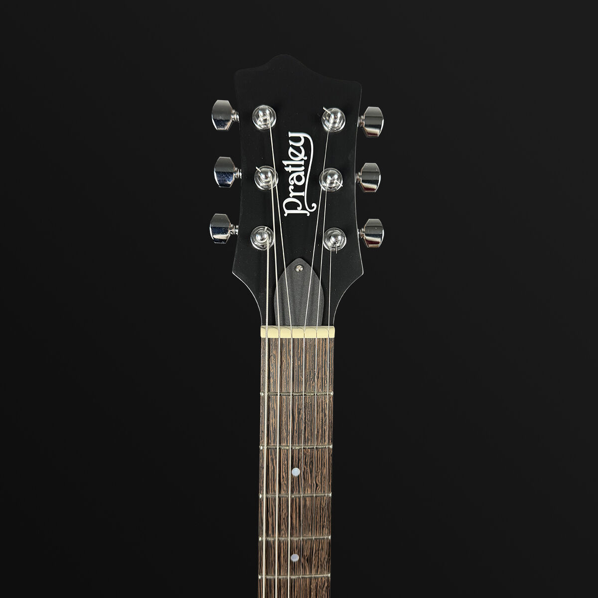 Pratley Indigo Pro Single Cutaway Solid Body Electric Mini Humbuckers Transparent Midnight Black [PRINDI-M22P-TMB]