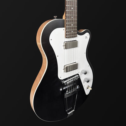 Pratley Indigo Pro Single Cutaway Solid Body Electric Mini Humbuckers Transparent Midnight Black [PRINDI-M22P-TMB]