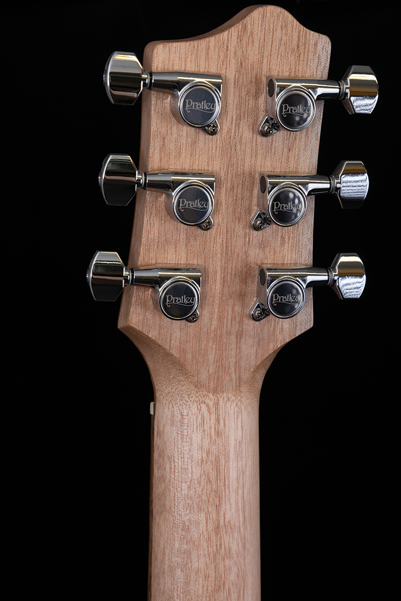 Pratley Classic Series Mini OM Model Solid Qld Fig Top, Solid Blackwood B/S