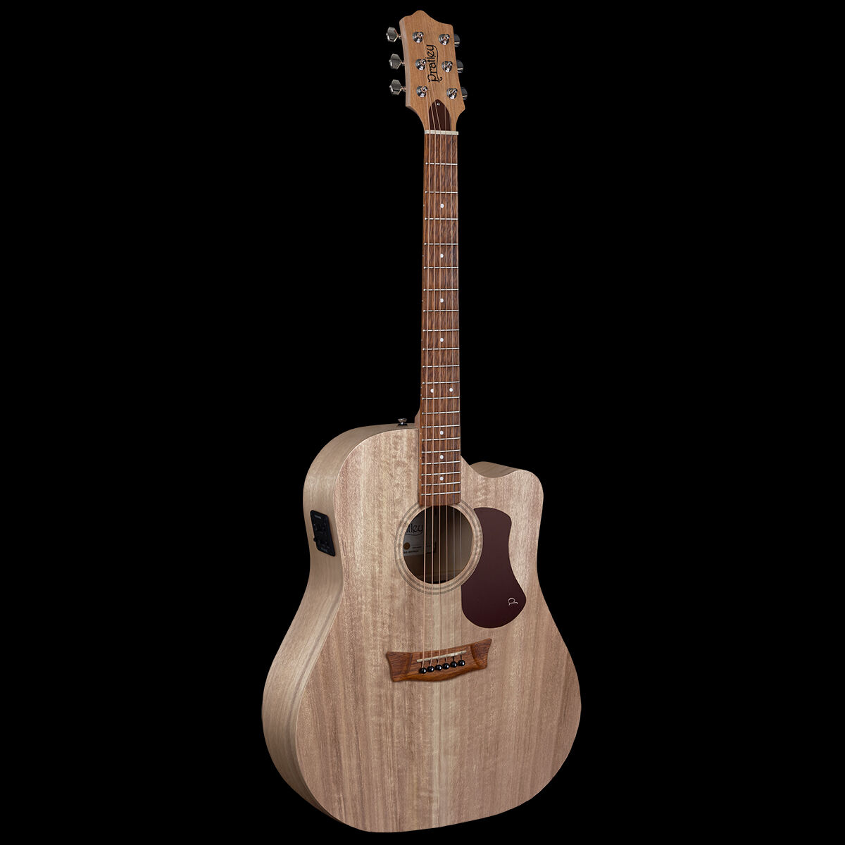 Pratley SL Dreadnought Cutaway / Electric Solid Top, Layered Back & Sides all Qld Blue Fig [PRSLD-CE-FF]