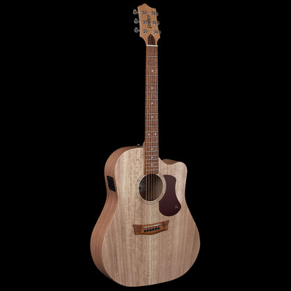 Pratley SL Dreadnought Cutaway / Electric Solid Top Qld Blue Fig, Layered Maple Back & Sides [PRSLD-CE-MF]