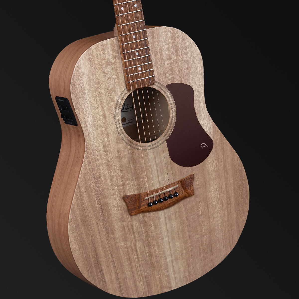 Pratley SL Stage Solid Top Qld Blue Fig, Layered Maple Back & Sides w/pickup [PRSLS-E-MF]