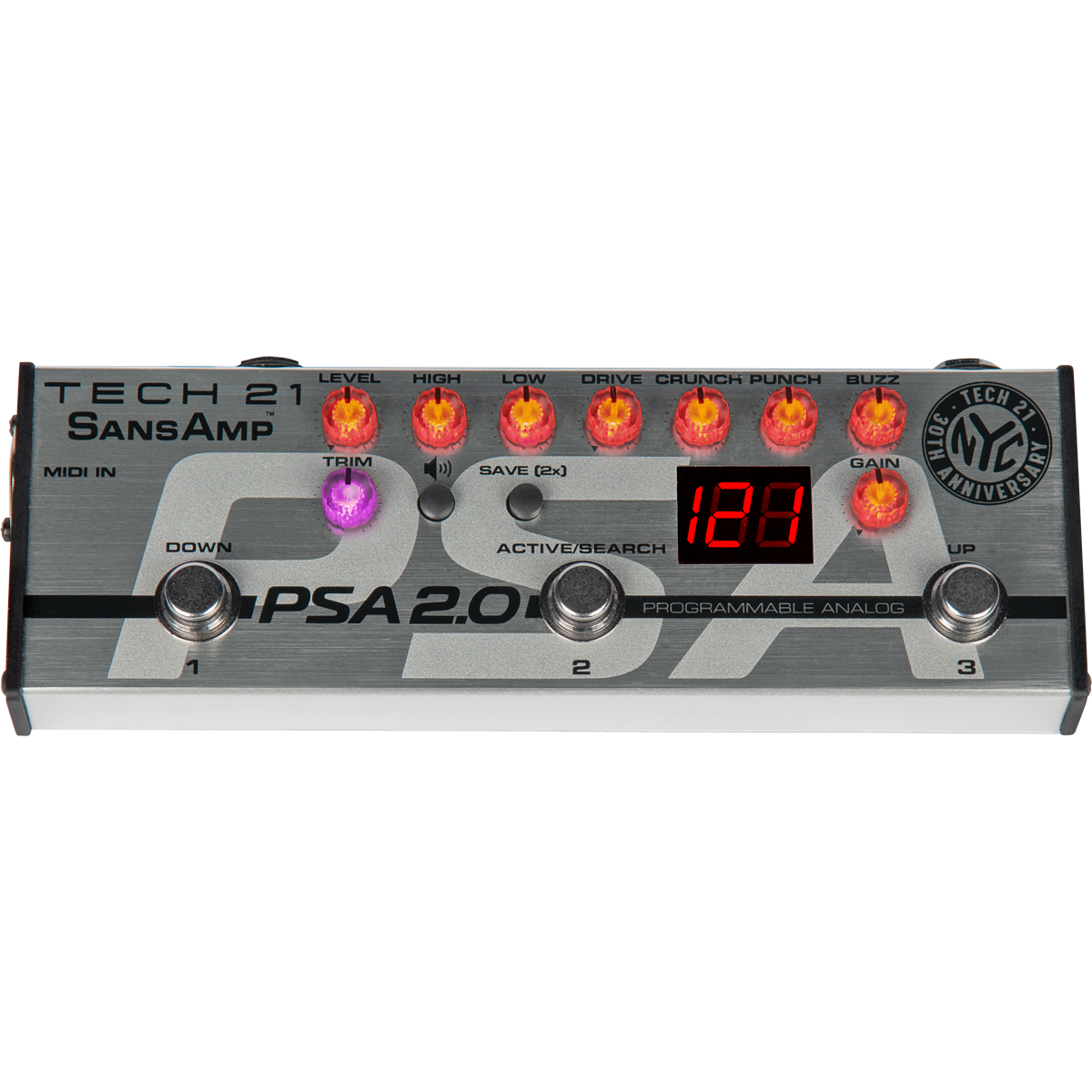 Tech 21 PSA 2.0 Programmable Preamp Pedal