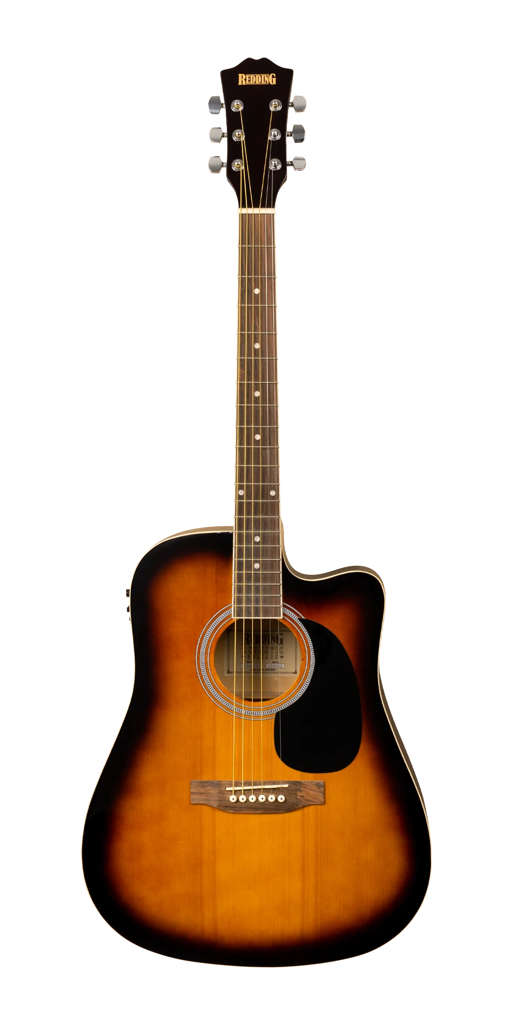 Redding Dread Steel String Acoustic Guitar | Tobacco Sun Burst | RED50CETS