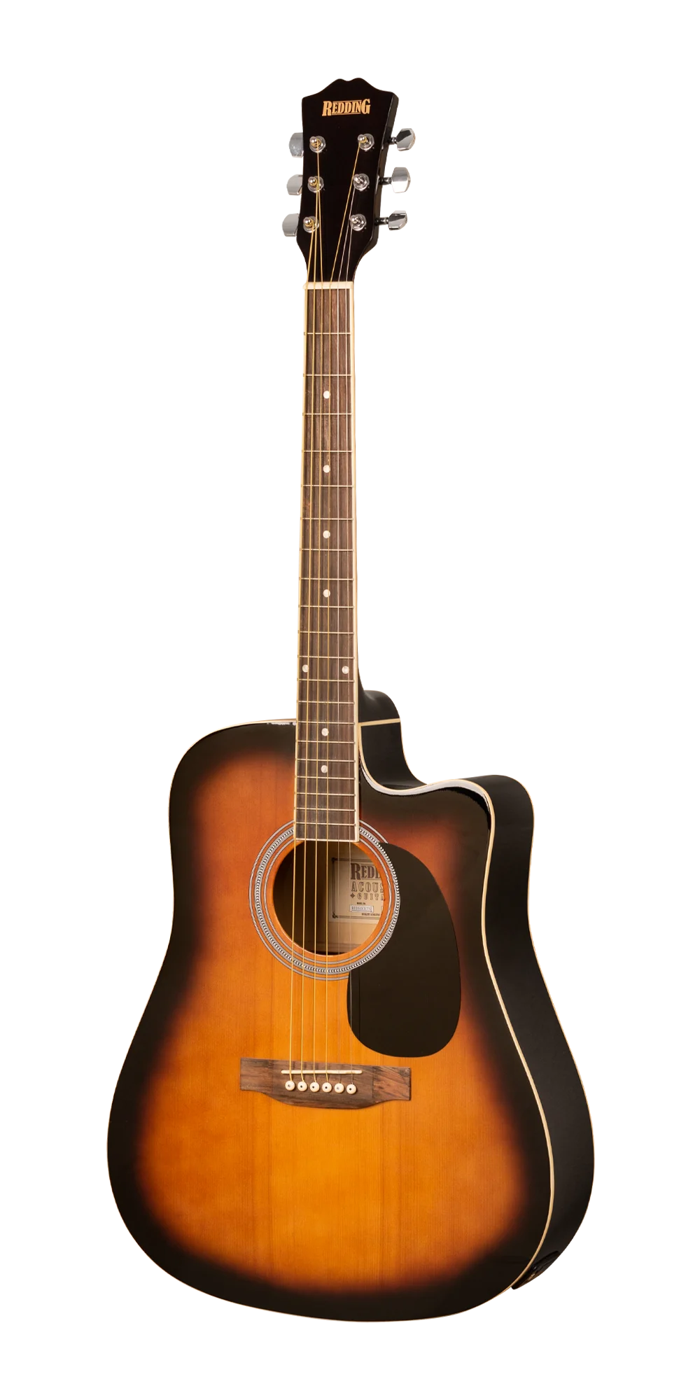 Redding Dread Steel String Acoustic Guitar | Tobacco Sun Burst | RED50CETS