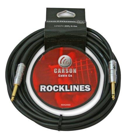 020 FT GTR CABLE NOISELESS STRAIGHT JACKS 7MM O/