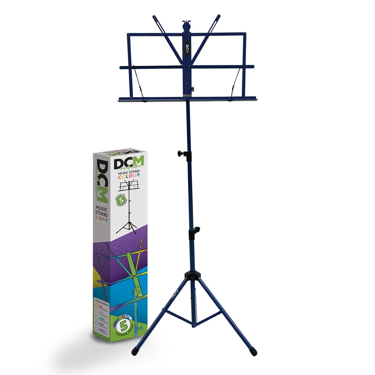 DCM BS01-BL Music Stand - Blue with Carry Bag