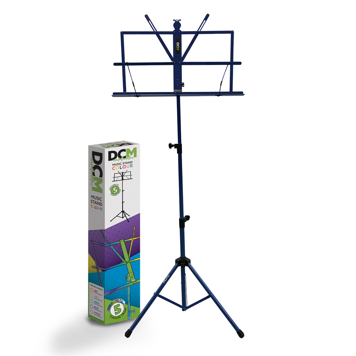 DCM BS01-BL Music Stand Blue inc Carry  Bag