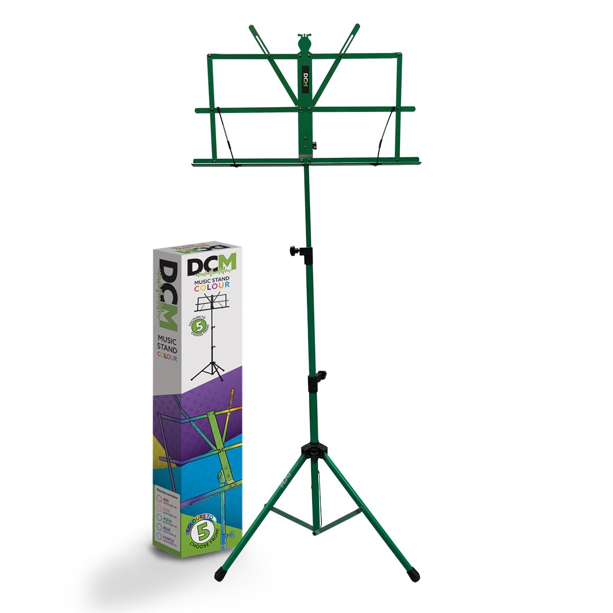 DCM BS01-GR Music Stand Green inc Carry  Bag