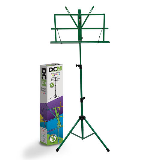 DCM BS01-GR Music Stand Green inc Carry  Bag