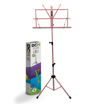 DCM BS01-PK Music Stand Pink inc Carry  Bag