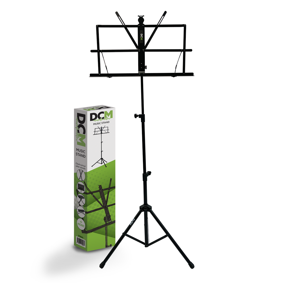 DCM BS01 Music Stand Black inc Carry  Bag