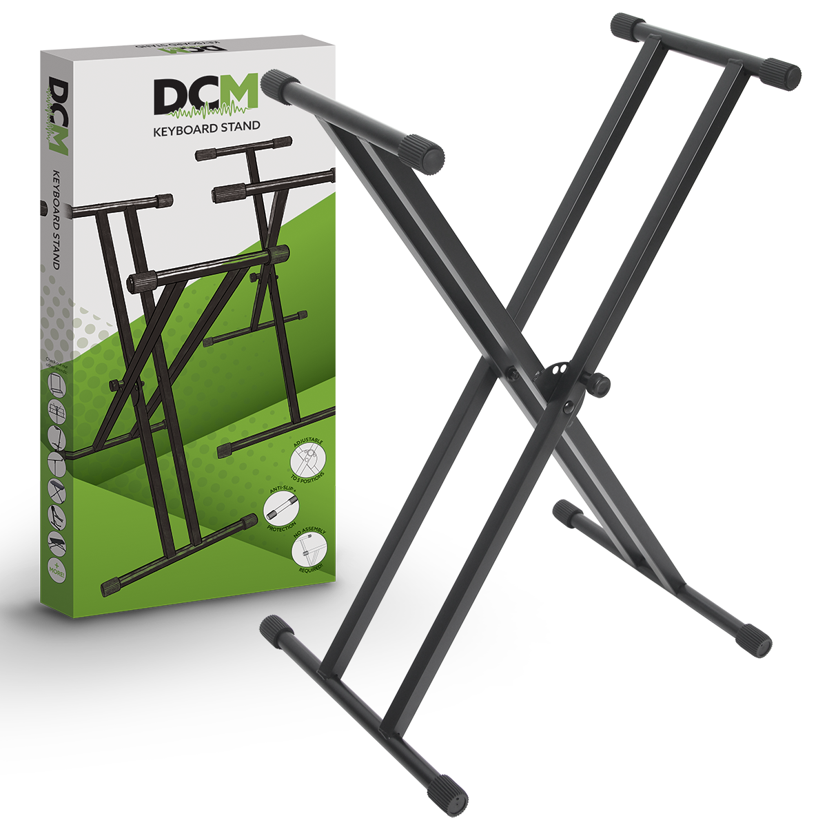 DCM STKXW-D02 Keyboard Stand Double Braced (pre-assembled)