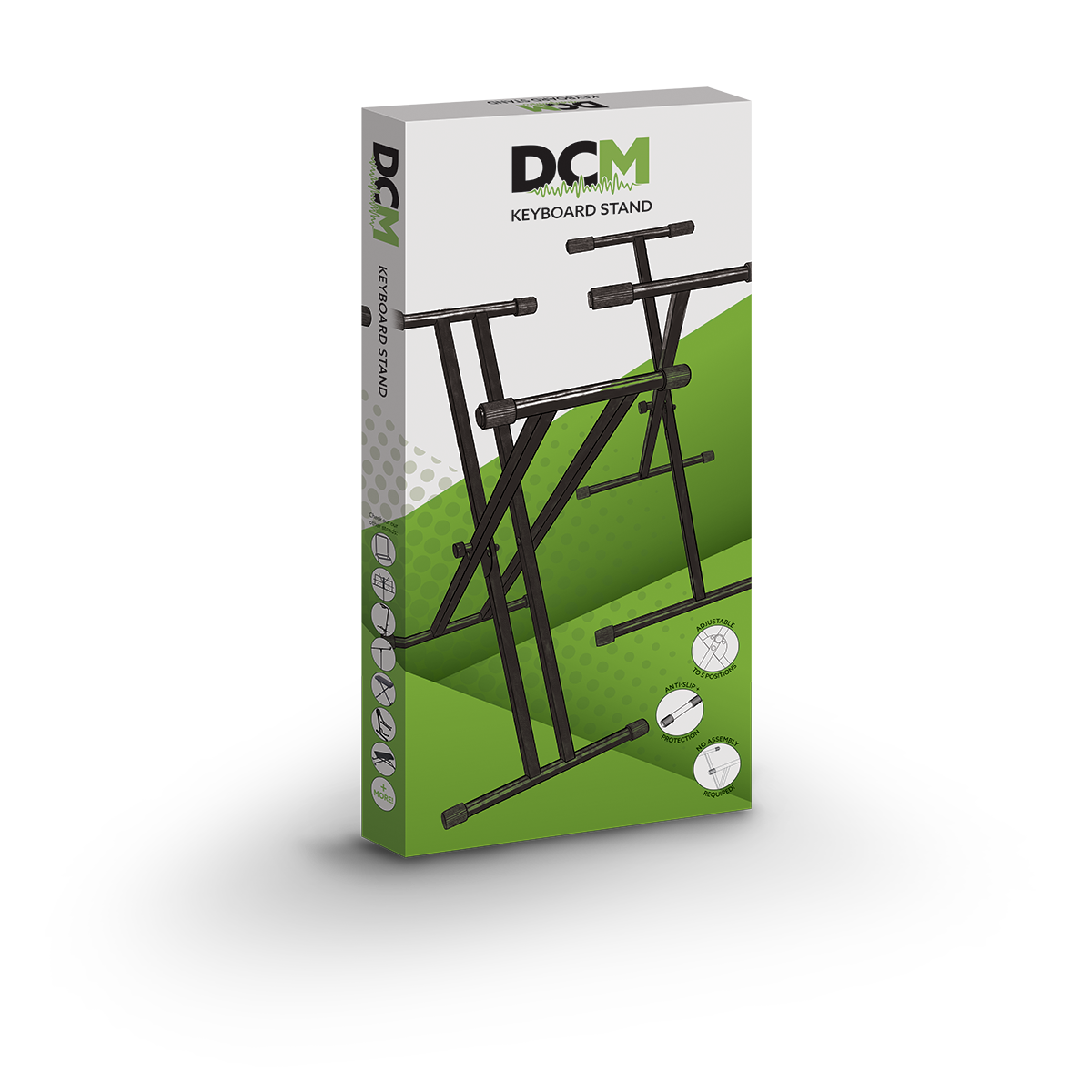 DCM STKXW-S02 Keyboard Stand Single Braced (pre-assembled)