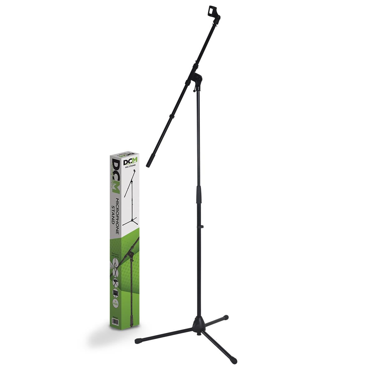 DCM MTL05 Microphone Boom Stand Black with Mic Clip