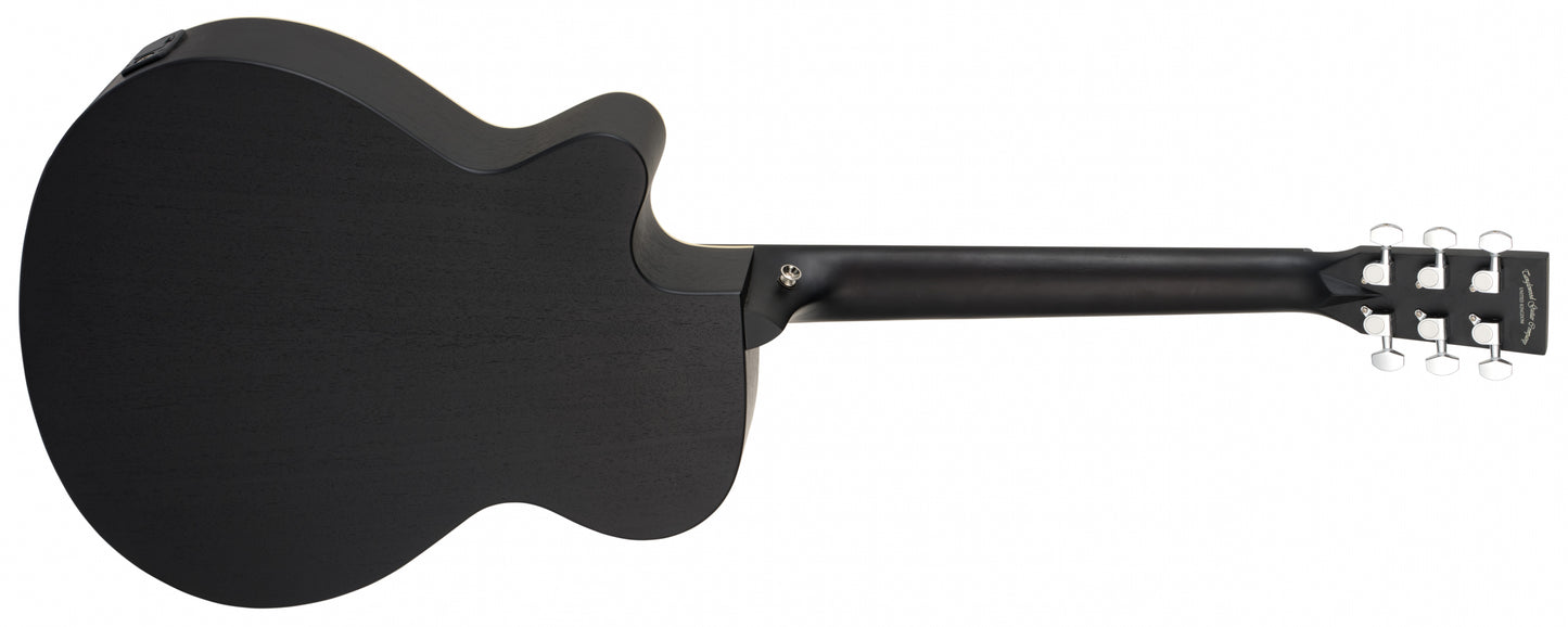 Tanglewood Blackbird Superfolk AE Guitar | Mahogony | Black Satin