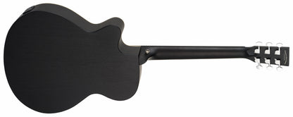 Tanglewood Blackbird Superfolk AE Guitar | Mahogony | Black Satin