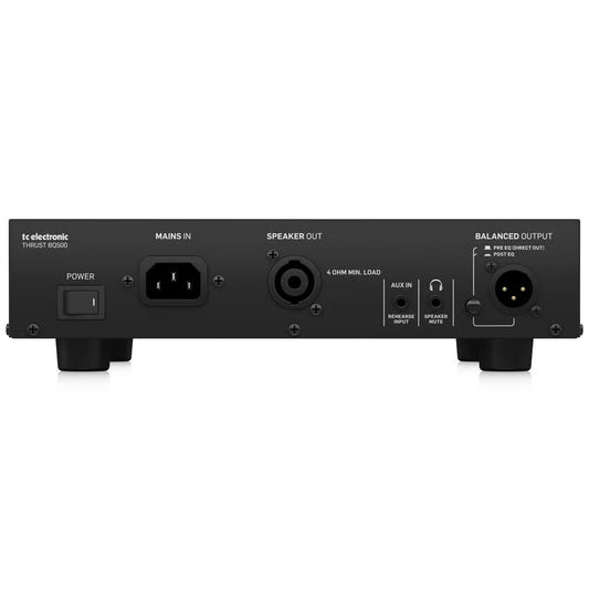 TC Electronic BQ500 Bass Head – 500W Portable Class-D Amplifier with MOSFET