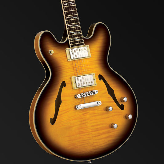 Tanglewood Chicago Arch Top Electric in Vintage Burst [TCH59-VB]