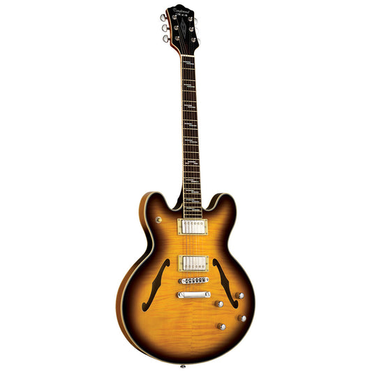 Tanglewood Chicago Arch Top Electric in Vintage Burst [TCH59-VB]