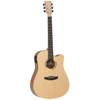 Tanglewood TDBTDCEHR Discovery Exotic Dreadnought C/E Hawaiian Rainwood