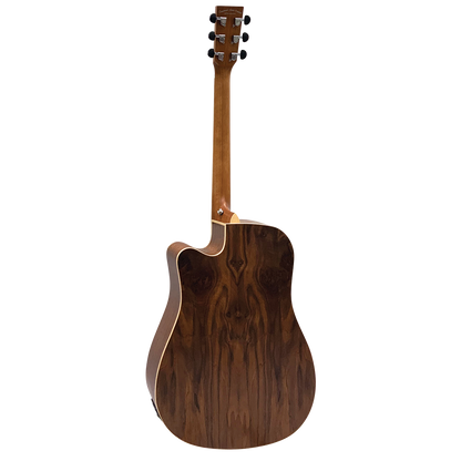 Tanglewood TDBTDCEHR Discovery Exotic Dreadnought C/E Hawaiian Rainwood