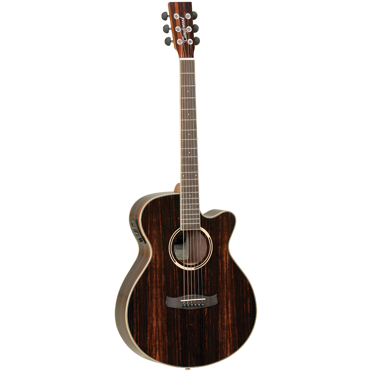 Tanglewood TDBTSFCEAEB Discovery Exotic Superfolk C/E All Ebony