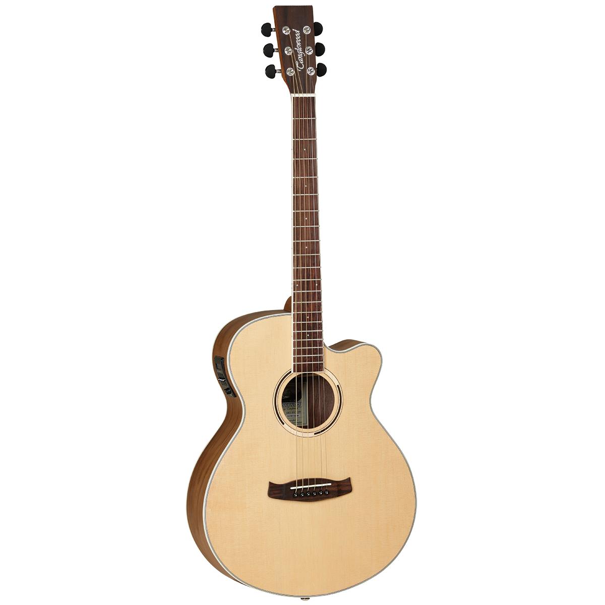 Tanglewood TDBTSFCEBW Discovery Exotic Superfolk C/E Black Walnut