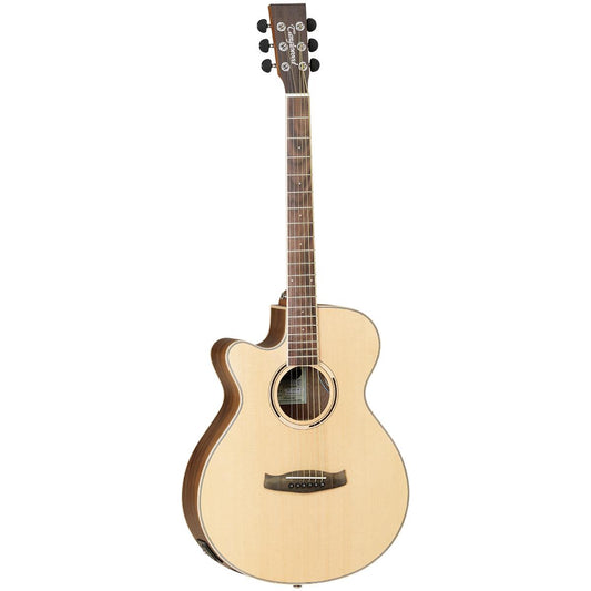 Tanglewood TDBTSFCEBWLH Discovery Exotic SFCE Black Walnut Left Hand