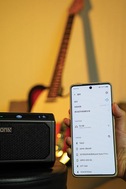 Aroma 10W Electric Guitar Amplifier with Drum Machine [TG-08]