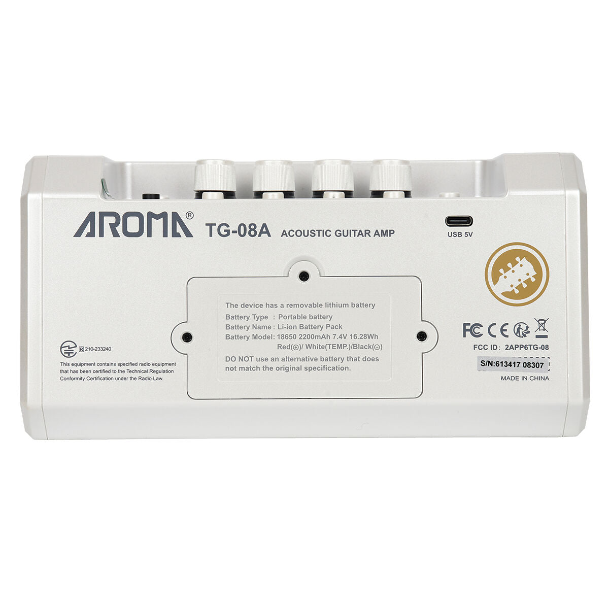Aroma TG-08A 10W Acoustic Guitar Amp With Drum Machine