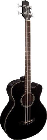 Takamine GB30 Series AC/EL Bass Guitar with Cutaway in Black Gloss Finish