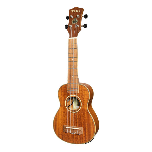 TIKI KOA SOPRANO P/UP-TUNER & CASE