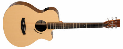 Tanglewood Metropolitan TM4CE Super Folk CE Acoustic Guitar | Koa | Spruce Top
