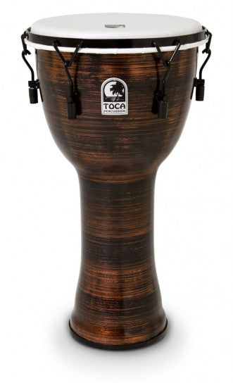 Toca Freestyle 2 Series Mech Tuned Djembe 12" in Spun Copper