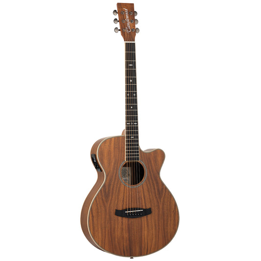 Tanglewood Reunion Pro SFCE All Figured Koa Solid Spruce Top Cutaway Electric