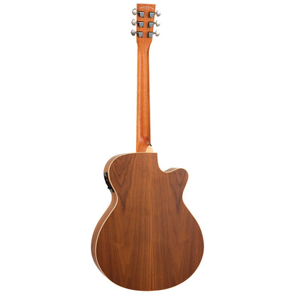 Tanglewood Reunion Pro All Figured Black Walnut Solid Top Super Folk C/E Left Hand [TRU4-CE-AW-LH]