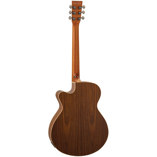 Tanglewood Reunion Pro All Figured Black Walnut Solid Top Super Folk C/E [TRU4-CE-AW]