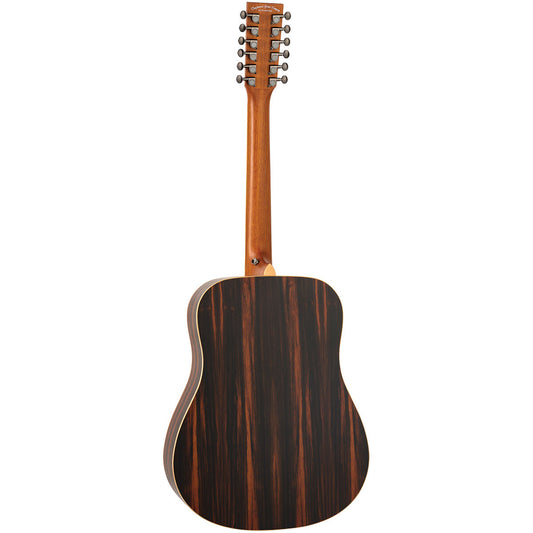 Tanglewood Reunion Pro All Ebony Solid Top 12-String Dreadnought [TRU5-12-AE]