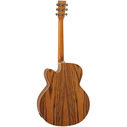 Tanglewood Reunion Pro Solid top all Zebrano Super Jumbo C/E [TRU7-CE-AZ]