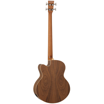 Tanglewood (TRU7AB-CE-BW/TRPRO-AB-BW) Reunion Pro Solid Australian Red Cedar Top Super Jumbo Acoustic Bass with Black Walnut B/S