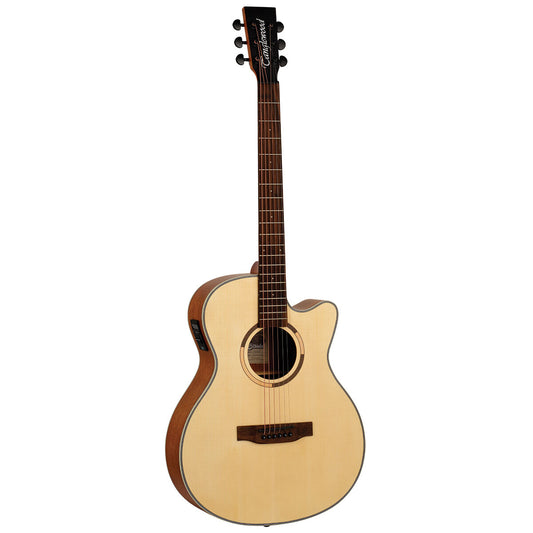 Tanglewood Strada Super Folk, Spruce/Mahogany Cutaway/Electric Guitar [TS4-CE]