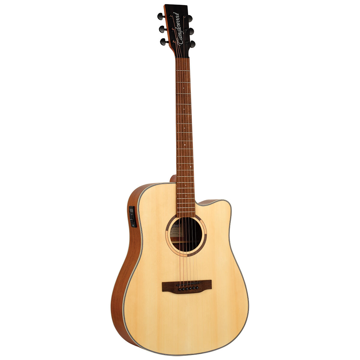 Tanglewood Strada Dreadnought Solid Top, Spruce/Mahogany Cutaway/Electric Guitar [TS5-CE-ST]