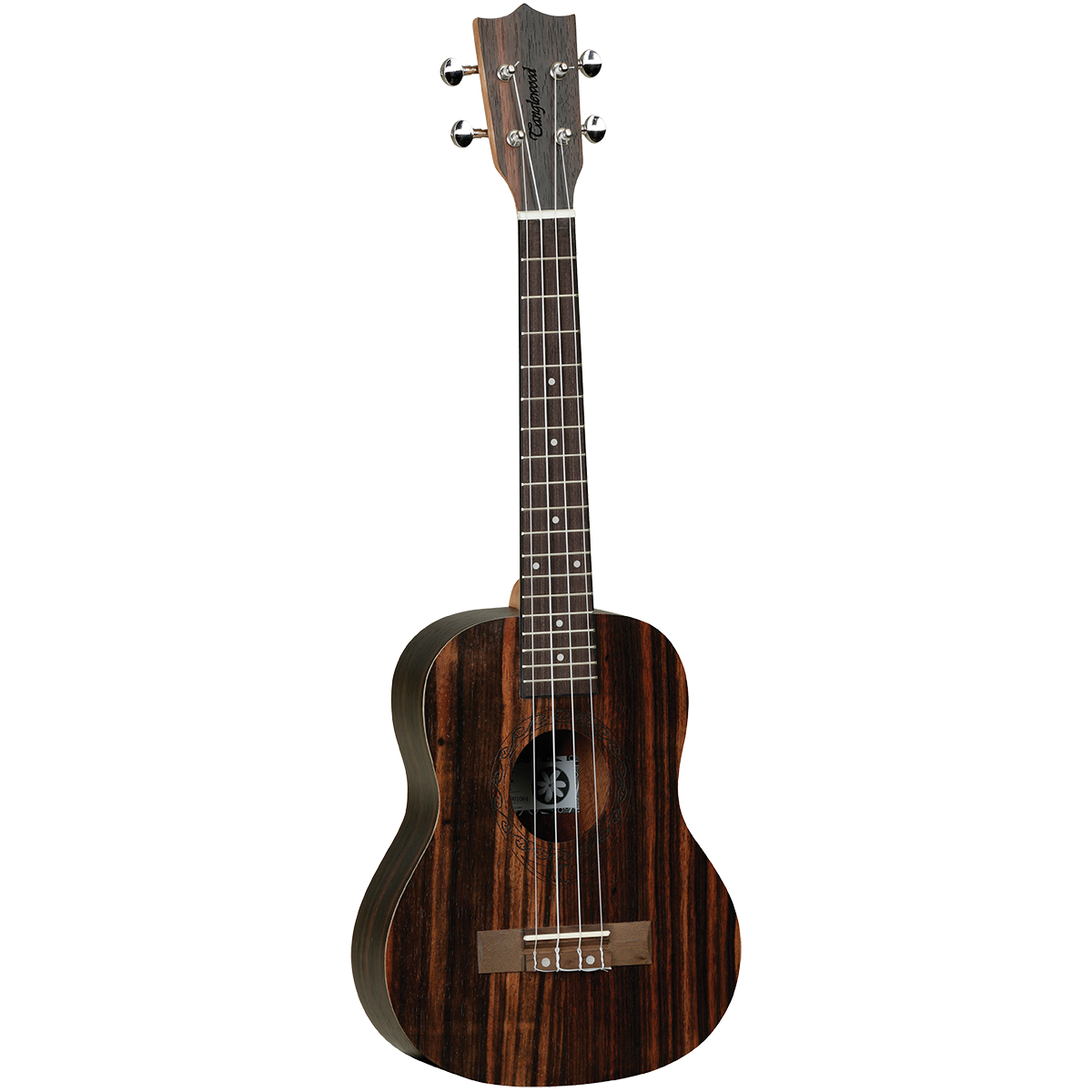 Tanglewood TWT19B Tiare Tenor Ukulele All Figured Ebony w/Gig Bag
