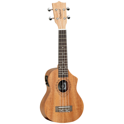 Tanglewood TWT1CE Tiare Soprano Ukulele All Mahogany w/Pickup