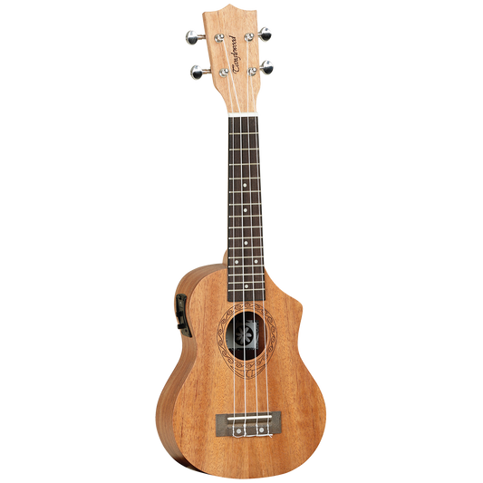 Tanglewood TWT1CE Tiare Soprano Ukulele All Mahogany w/Pickup