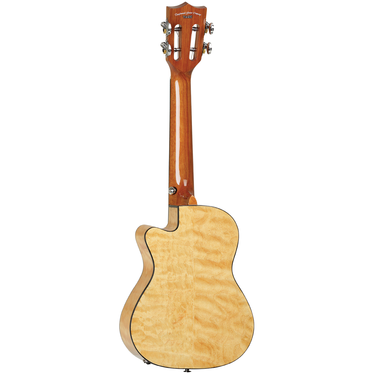 Tanglewood TWT29E Tiare Concert Tennessee Honey Gloss Quilted Maple Cutaway Ukulele w/Pick Up